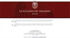 Desktop Screenshot of lalocandadelmanzoni.it